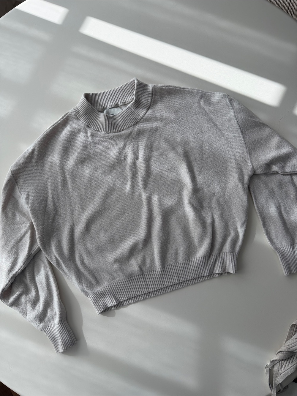 Ivory Women's Mock Neck Sweater